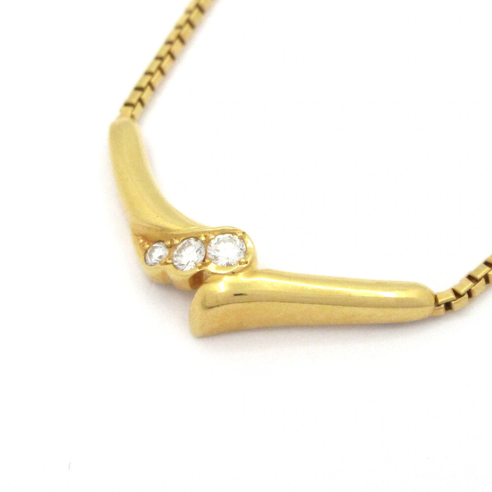 Pola 18K Yellow Gold Diamond Necklace #319201P19B